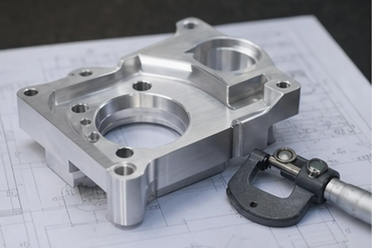 CNC part inspection setup for 316L Stainless Steel CNC Machining