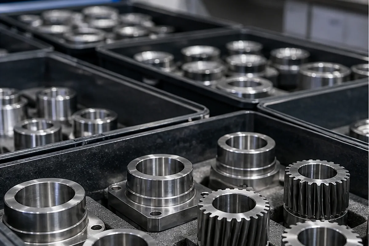 CNC part surface finishing setup for Anodizing
