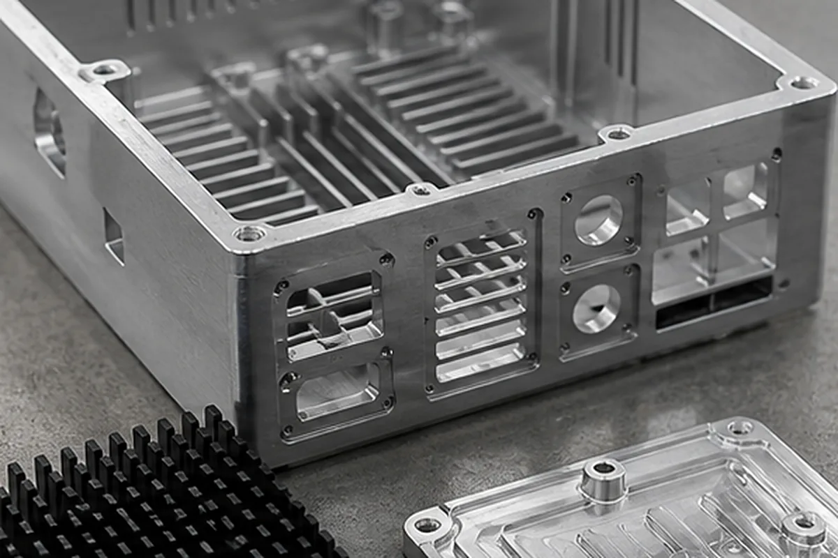 CNC part surface finishing setup for Brushing