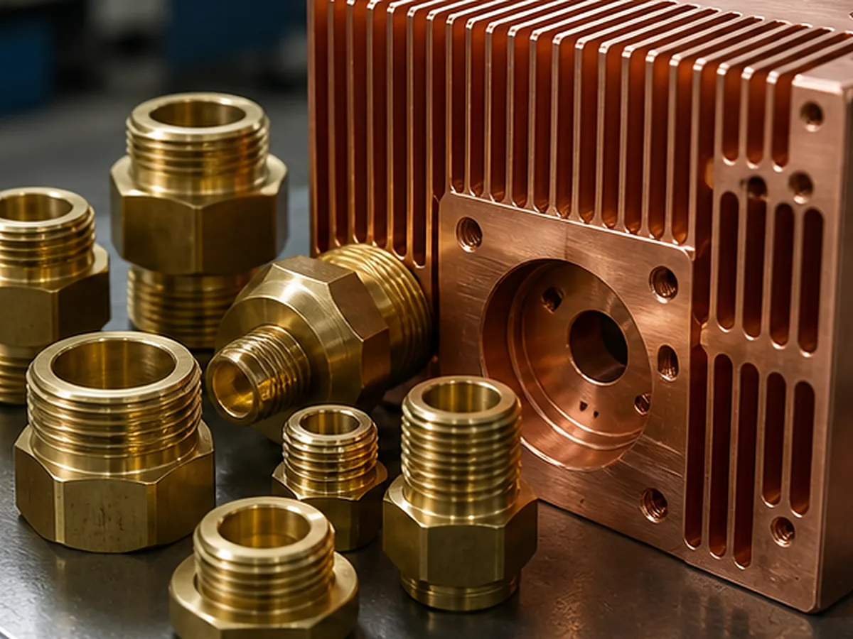 CNC machining workshop overview for C110 Copper CNC Machining