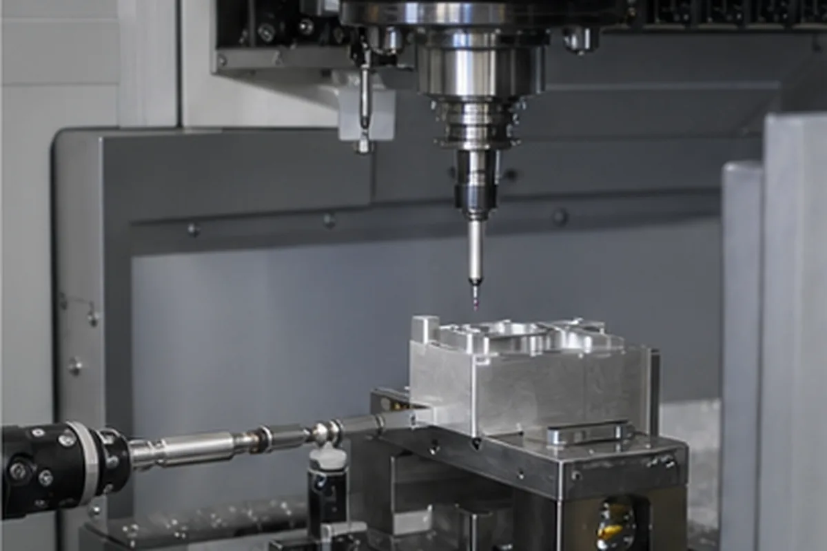 CNC part inspection setup for CNC Machining Vs Die Casting