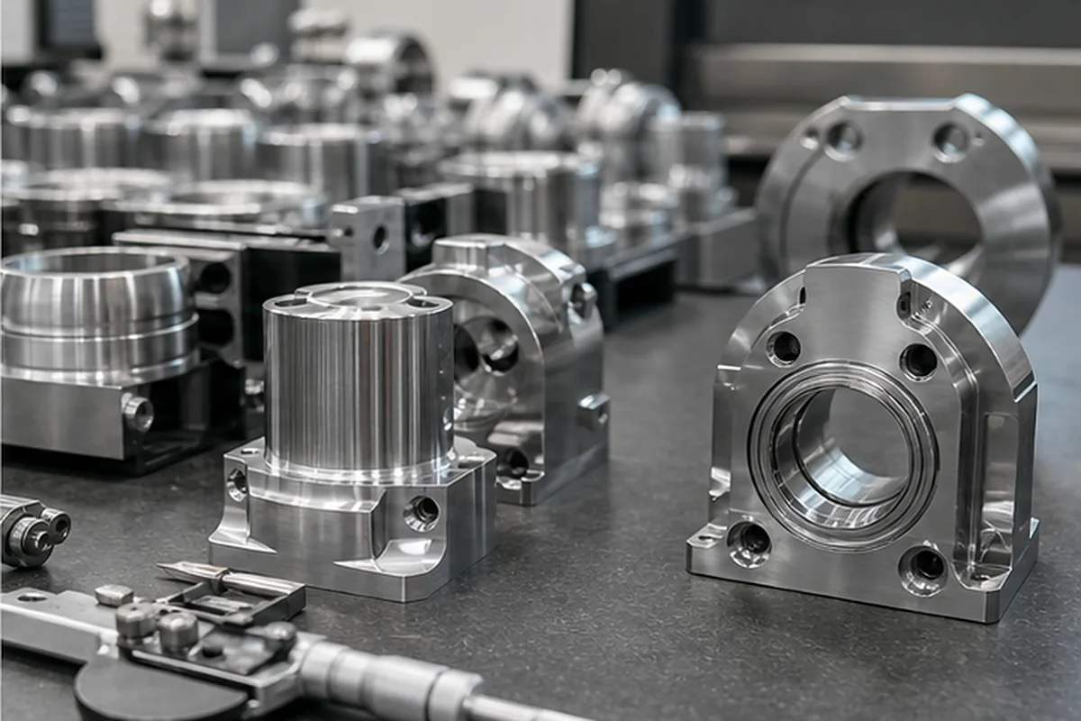 CNC part inspection setup for Complex CNC Parts Machining