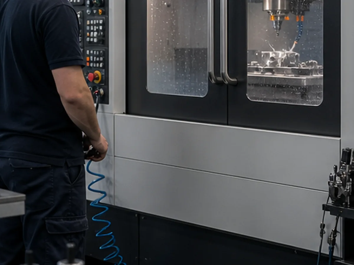 CNC machining workshop overview for Dual Sourcing CNC Machined Parts