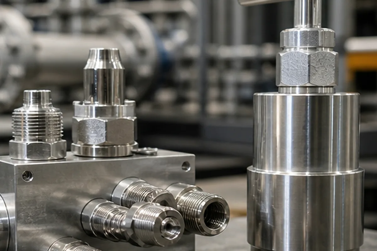 CNC part inspection setup for Hard Coat Anodizing