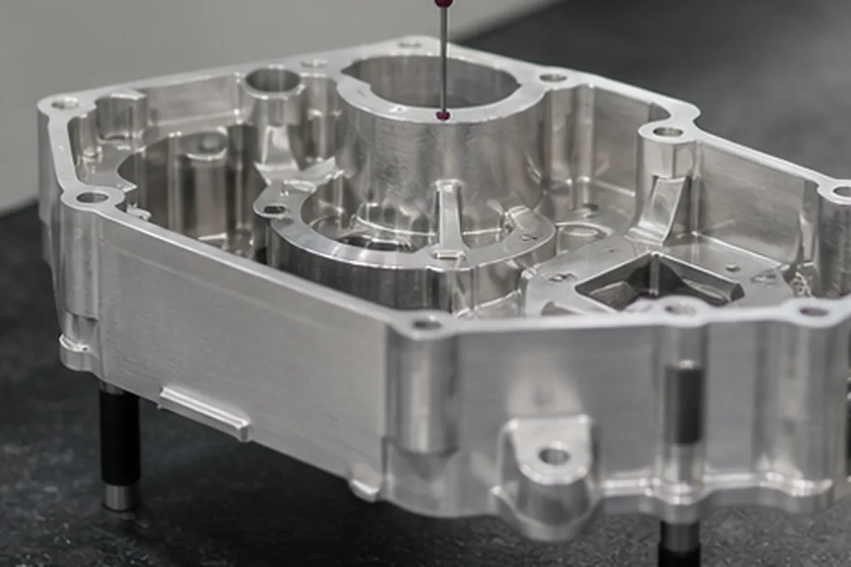 CNC part inspection setup for How Material Hardness Affects CNC Machining Cost