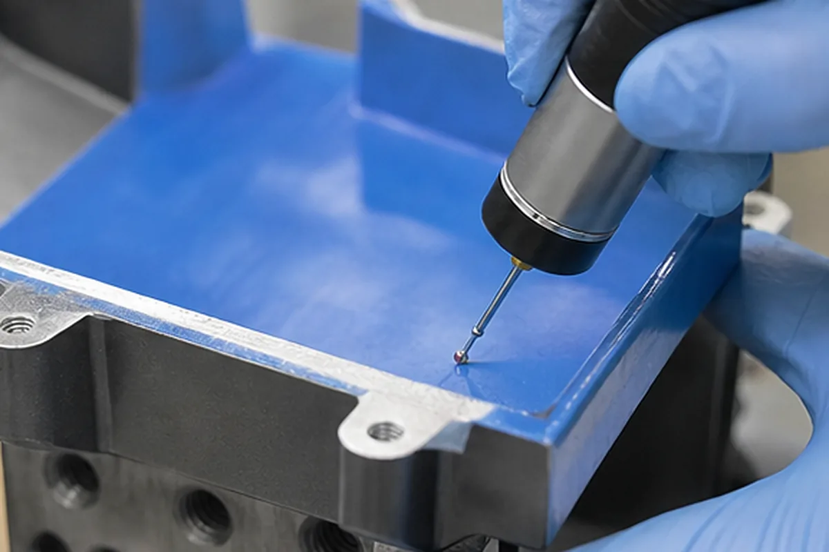 CNC part inspection setup for How To Specify Surface Finish On A CNC Drawing