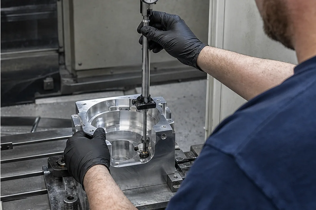 CNC machined parts and process setup for Hydraulic Manifolds