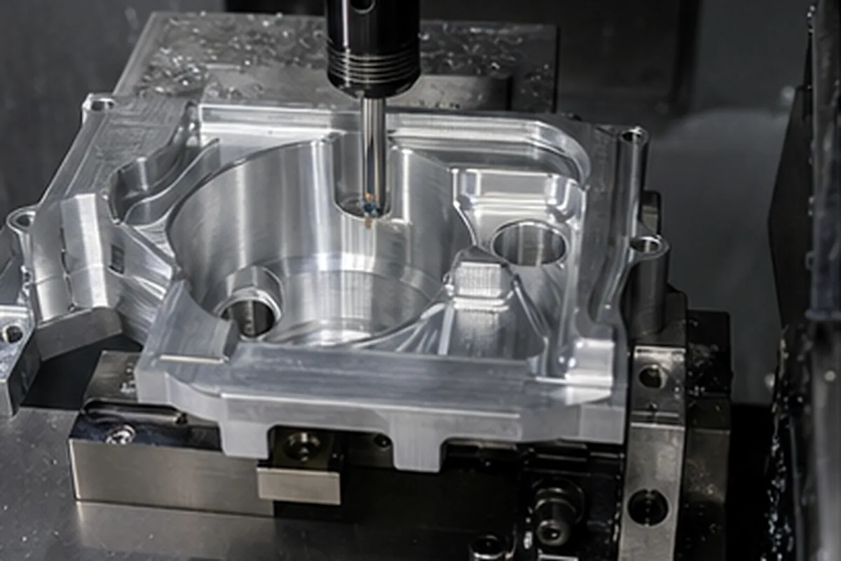 CNC machined parts and process setup for Internal Corner Radius