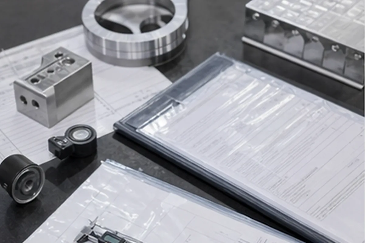 CNC part inspection setup for Manufacturing Standards