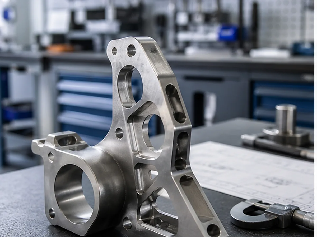 CNC machining workshop overview for Peek Precision Component Case Study