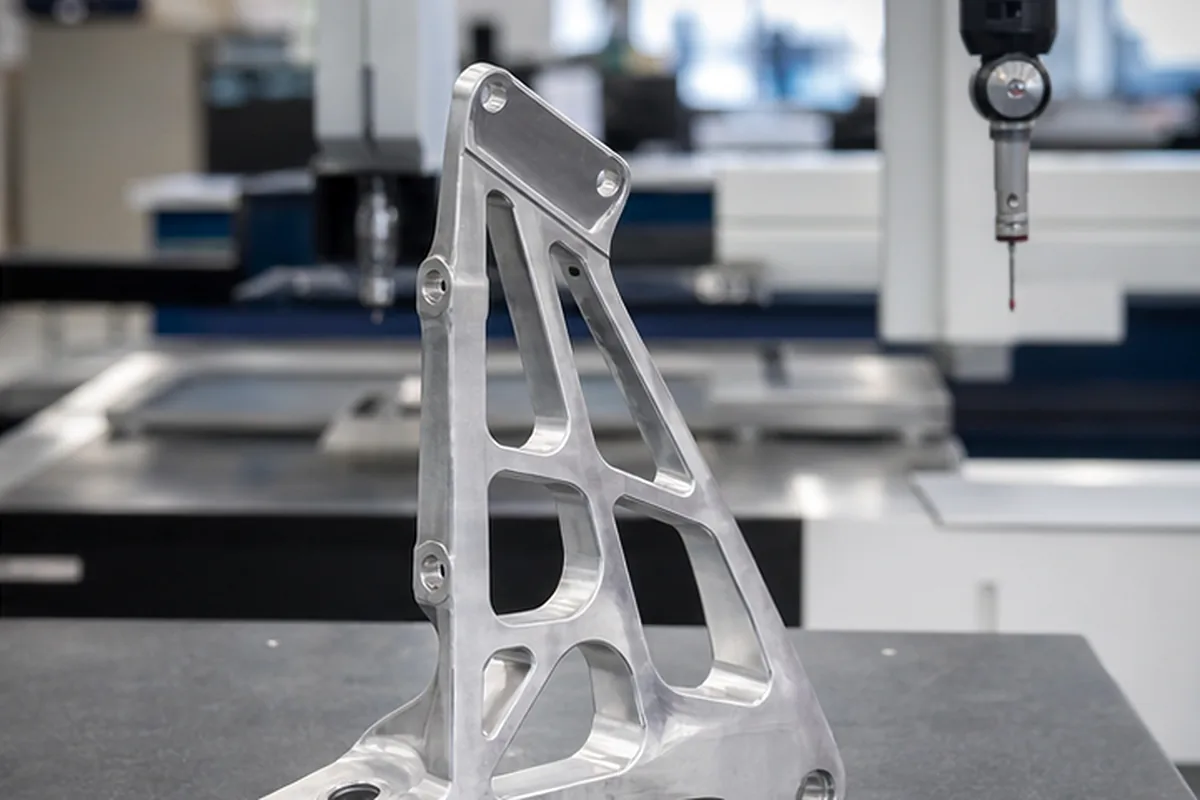 CNC part inspection setup for Powder Coating