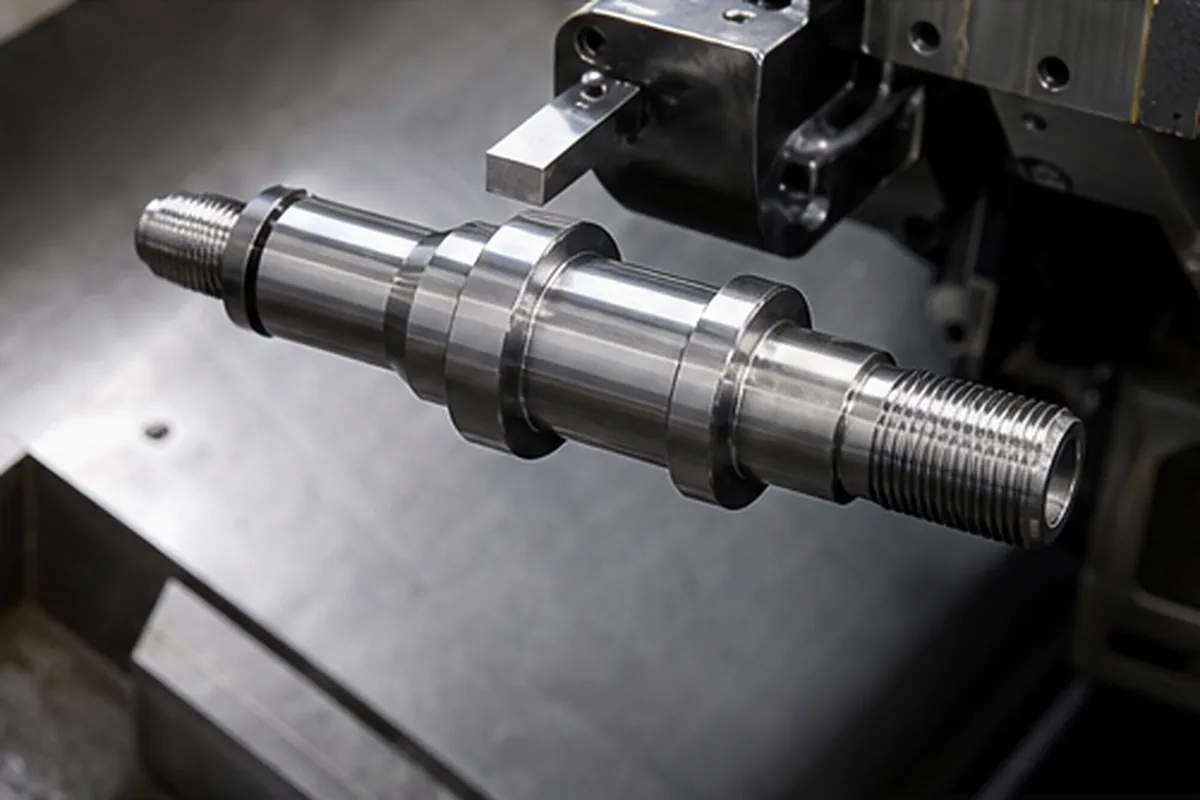 CNC part inspection setup for Precision CNC Machining