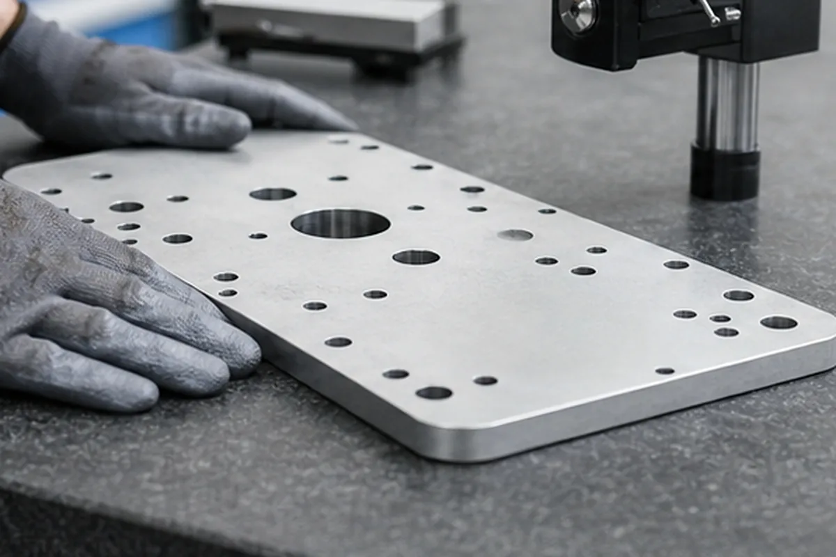 CNC part inspection setup for What Is First Article Inspection