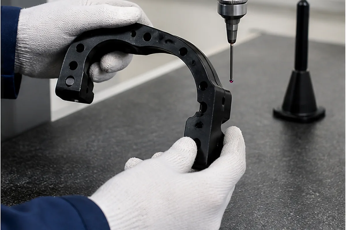 CNC part inspection setup for Why CNC Machined Parts Go Out Of Tolerance