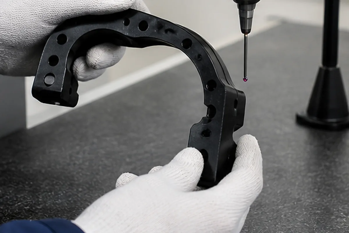 CNC machined parts and process setup for Why Machined Plastic Parts Change Dimensions